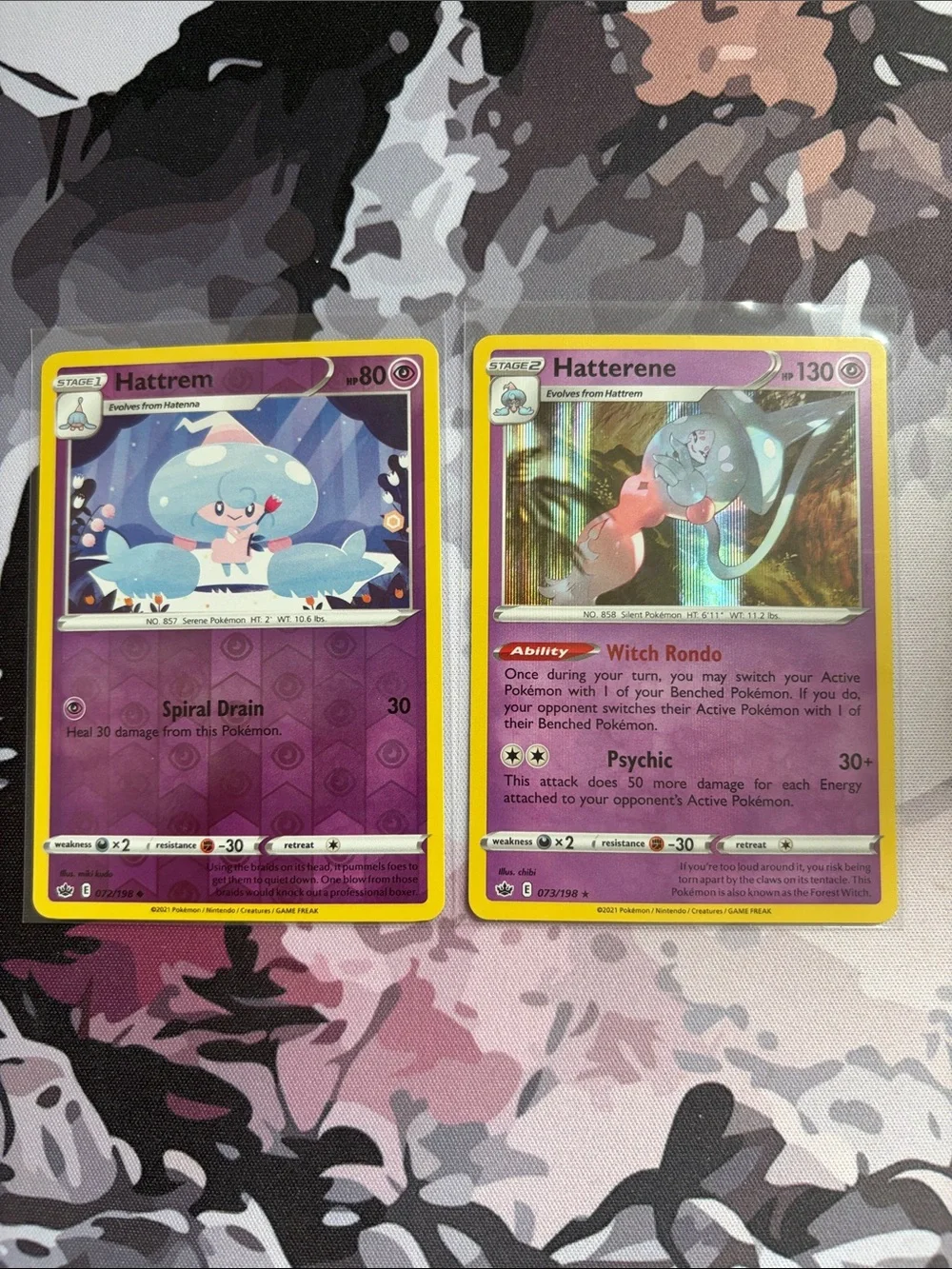 Hattrem Hatterene Reverse Holo Holo Evolution Pokémon Card Lot TCG ✨5/$25✨